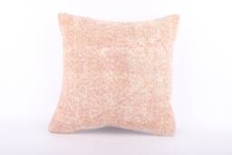 Handwoven Kilim Pillow Cover 20x20 Turkish Boho Cushion - thumbnail 1