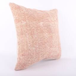 Handwoven Kilim Pillow Cover 20x20 Turkish Boho Cushion - thumbnail 2