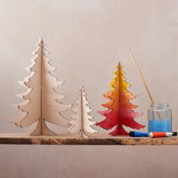 Craft Diy Christmas Trees - Festive Table Decorations Kids Crafts Top Decoration - thumbnail 3