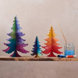 Craft Diy Christmas Trees - Festive Table Decorations Kids Crafts Top Decoration