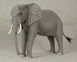 Made To Order Needle Felted African Elephant Custom Needle Felted Animal Sculpture