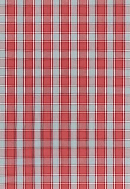 Montserrat Plaid in Watermelon -Schumacher-One Pillow Front - Back
