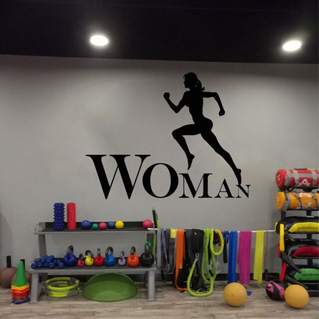 Fitness Wall Decal Motivational Gym Decor T775 - image 1