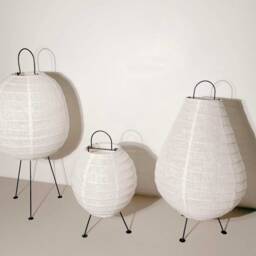 Linen Lantern Lamp 001 - thumbnail 2