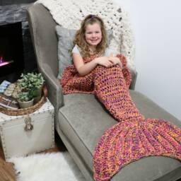 Crochet Pattern Mermaid Blanket - Crochet Pattern For Bulky & Quick By Mj's Off The Hook Designs - thumbnail 2