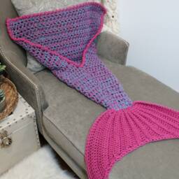 Crochet Pattern Mermaid Blanket - Crochet Pattern For Bulky & Quick By Mj's Off The Hook Designs - thumbnail 4