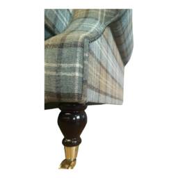 Wing Back Queen Anne Cottage 2 Seater Sofa -Lana Duck Egg Blue - thumbnail 4