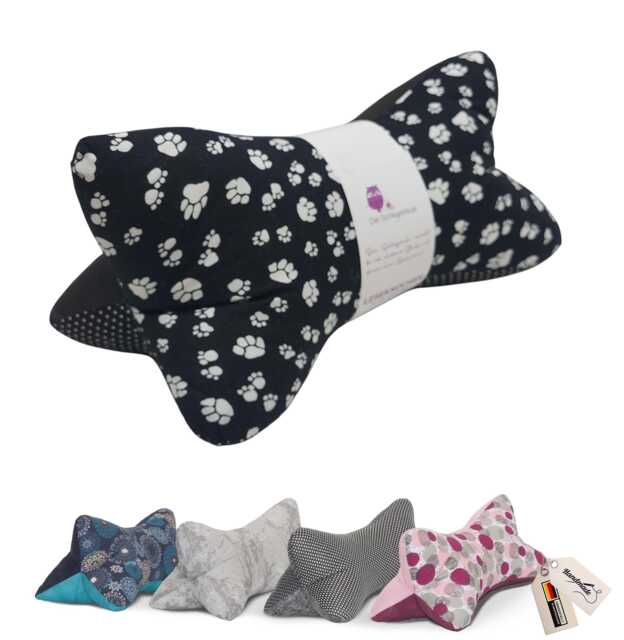Reading Bone Paws - Neck Pillow Neck Roll Cushion Tablet Holder Bookend Decoration Washable - image 1