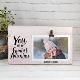 You Are My Greatest Adventure Picture Frame, Personalized Wedding Anniversary Gift, Husband Wife Valentine Boyfriend Gift - thumbnail 3