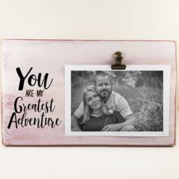 You Are My Greatest Adventure Picture Frame, Personalized Wedding Anniversary Gift, Husband Wife Valentine Boyfriend Gift - thumbnail 2