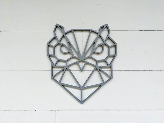 Geometric Owl Wall Hanging - Geometric Woodland Decor Kids/Nursery Animal - image 1