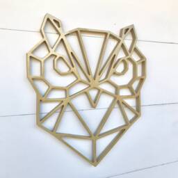 Geometric Owl Wall Hanging - Geometric Woodland Decor Kids/Nursery Animal - thumbnail 3