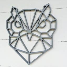 Geometric Owl Wall Hanging - Geometric Woodland Decor Kids/Nursery Animal - thumbnail 2