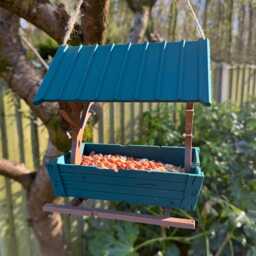 3D Printed Hanging Bird Feeder With Tree Design - Garden Decor Lover Gift - thumbnail 2