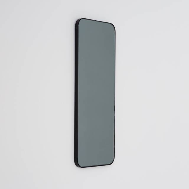 Quadris??? Rectangular Black Tinted Contemporary Mirror With Frame - image 1