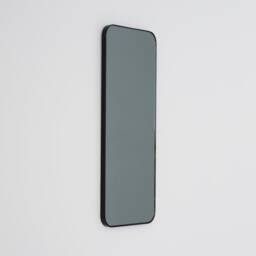 Quadris??? Rectangular Black Tinted Contemporary Mirror With Frame - thumbnail 1