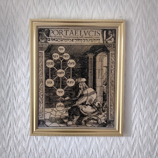 "Tree Of Life - Gates Light Leonhard Beck, 1516 Handmade Reproduction On Canvas 8""x10" - image 1