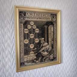 "Tree Of Life - Gates Light Leonhard Beck, 1516 Handmade Reproduction On Canvas 8""x10" - thumbnail 2