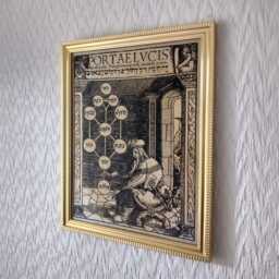 "Tree Of Life - Gates Light Leonhard Beck, 1516 Handmade Reproduction On Canvas 8""x10" - thumbnail 3