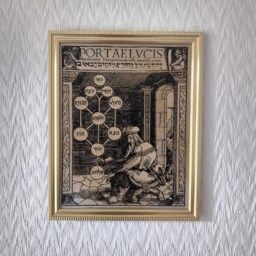 "Tree Of Life - Gates Light Leonhard Beck, 1516 Handmade Reproduction On Canvas 8""x10" - thumbnail 1