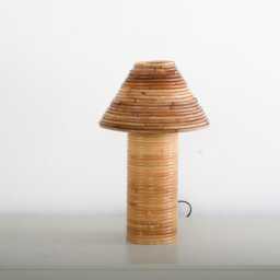 Oom Table Lamp, Rattan Small Bedroom, Living Room Lighting - thumbnail 3