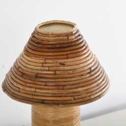Oom Table Lamp, Rattan Small Bedroom, Living Room Lighting - thumbnail 2