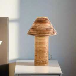 Oom Table Lamp, Rattan Small Bedroom, Living Room Lighting - thumbnail 4