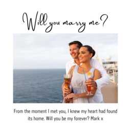 Photo Proposal Candle Gift Set With Matches Custom Text & Photo, Will You Marry Me? - thumbnail 3