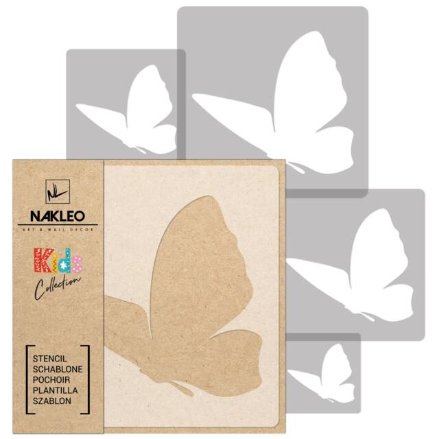 Butterfly Wall Stencil Set Reusable Plastic Template For Kids Room Decor - image 1