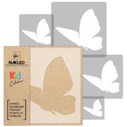 Butterfly Wall Stencil Set Reusable Plastic Template For Kids Room Decor - thumbnail 1