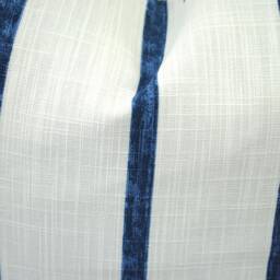One Striped Pillow Cover, Cushion, Decorative Throw Pillow, Dark Blue Blue Accent Checkered Case - thumbnail 3