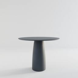 Pink Round Dining Table Minimalist Japandi Style - thumbnail 4
