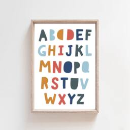 Set Of 3 Boys Nursery Prints, Rainbow Bedroom Decor, Wall Art, Playroom Prints - thumbnail 3