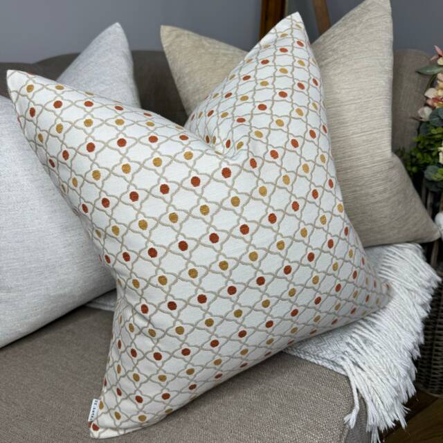 Modern Cushion Cover, Venus Cover - Pillow -Geometric Pattern Design, Double Sided Designer Clarke & Fabric - image 1