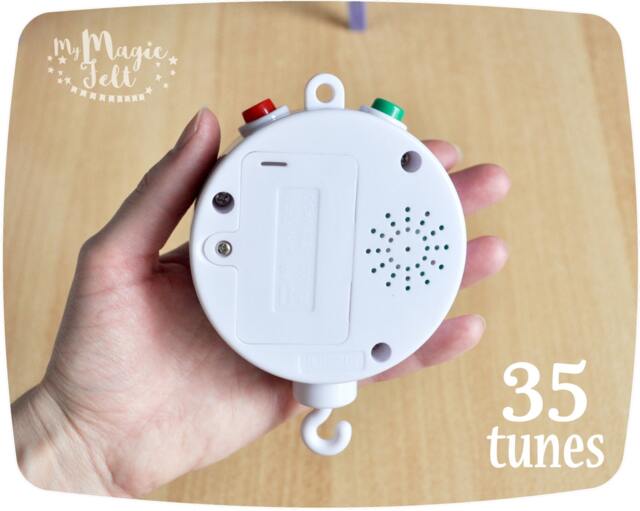 35 Melodies Rotary Crib Mobile Music Box - image 1
