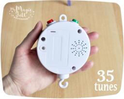 35 Melodies Rotary Crib Mobile Music Box - thumbnail 1