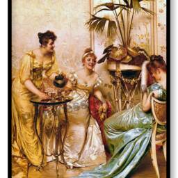 Frederick Soulacroix Victorian Society Ladies Art Prints, Set Of 4 - thumbnail 2