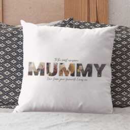 Personalised Mummy Photo Cushion Custom Family Picture Pillow Sentimental Keepsake Gift For Mum Unique Mother Present Memory Design - thumbnail 3