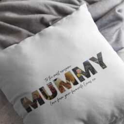 Personalised Mummy Photo Cushion Custom Family Picture Pillow Sentimental Keepsake Gift For Mum Unique Mother Present Memory Design - thumbnail 2