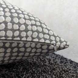 Grey Spots Cushion Cover, John Lewis Fabric Handmade Cover - Modern Home Decor For Chair, Sofa & Bed Country Pillow Cover - thumbnail 2