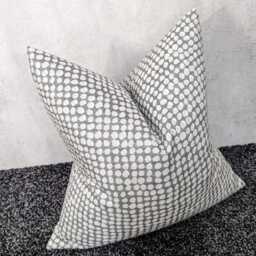 Grey Spots Cushion Cover, John Lewis Fabric Handmade Cover - Modern Home Decor For Chair, Sofa & Bed Country Pillow Cover - thumbnail 3