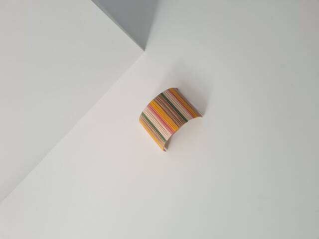 Colorful Striped Yarn Wall Sconce Lampshade - image 1