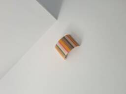 Colorful Striped Yarn Wall Sconce Lampshade - thumbnail 1