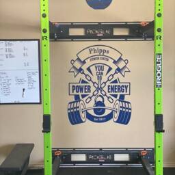 Personalized Gym Wall Decal Custom Fitness Center Decor Se084 - thumbnail 1