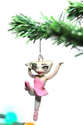 Cappuccina Ballerina Ornament - Italian Brainrot Meme Christmas Decor - thumbnail 1
