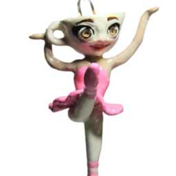 Cappuccina Ballerina Ornament - Italian Brainrot Meme Christmas Decor - thumbnail 2