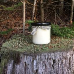 Soy Candle Jar With Black Metal Lid - Hand Poured 7.75 Ounce Vermont Cottage Candles - thumbnail 2