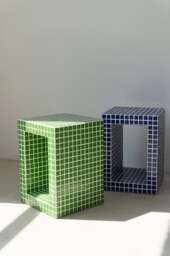 Coffee Tile Table, Side Bedside Shelf - thumbnail 1