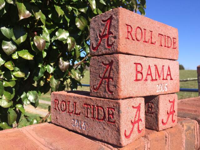 Alabama 2016 Bama Roll Tide Brick - Perfect For Christmas, Graduation - image 1