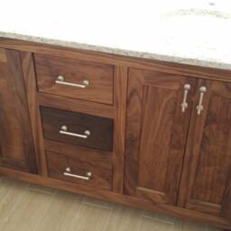 Black Walnut Bathroom Vanity - thumbnail 2
